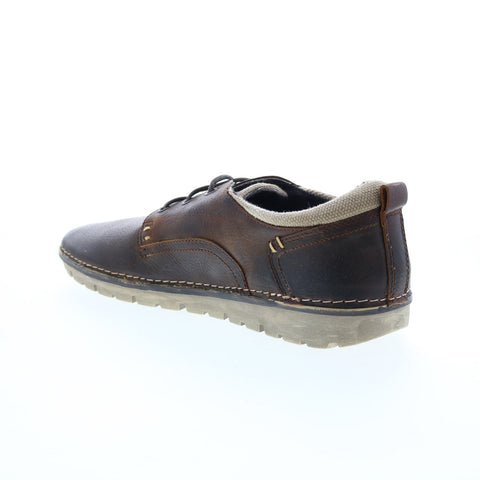 Roan Arlo F800018 Mens Brown Leather Oxfords & Lace Ups Casual Shoes