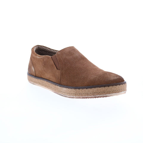 Roan Melvern F800203 Mens Brown Suede Loafers & Slip Ons Casual Shoes