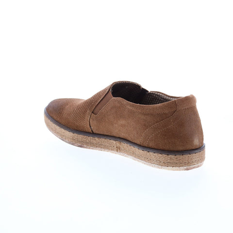 Roan Melvern F800203 Mens Brown Suede Loafers & Slip Ons Casual Shoes