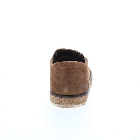 Roan Melvern F800203 Mens Brown Suede Loafers & Slip Ons Casual Shoes