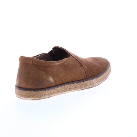 Roan Melvern F800203 Mens Brown Suede Loafers & Slip Ons Casual Shoes