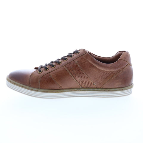 Roan Eli F800406 Mens Brown Leather Lace Up Lifestyle Sneakers Shoes