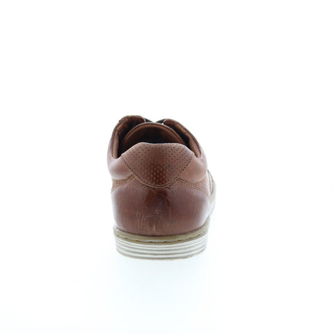 Roan Eli F800406 Mens Brown Leather Lace Up Lifestyle Sneakers Shoes