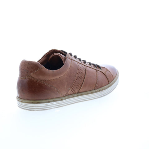 Roan Eli F800406 Mens Brown Leather Lace Up Lifestyle Sneakers Shoes