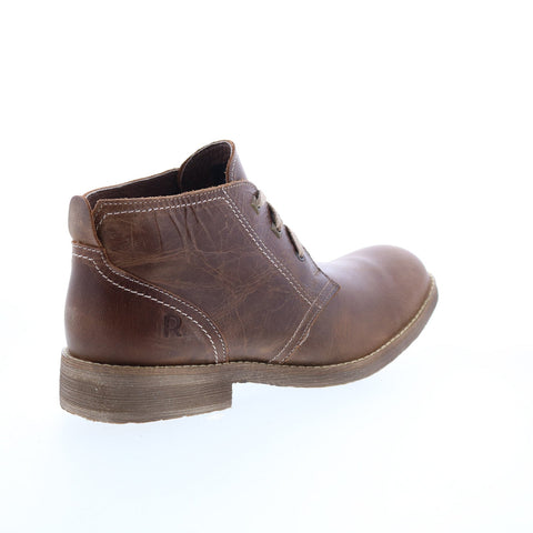Roan Gaven F800419 Mens Brown Leather Lace Up Chukkas Boots