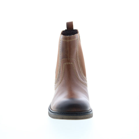 Roan Torrey F804018 Mens Brown Leather Slip On Chelsea Boots