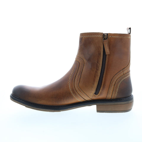 Roan Crestone II F804088 Mens Brown Suede Zipper Casual Dress Boots