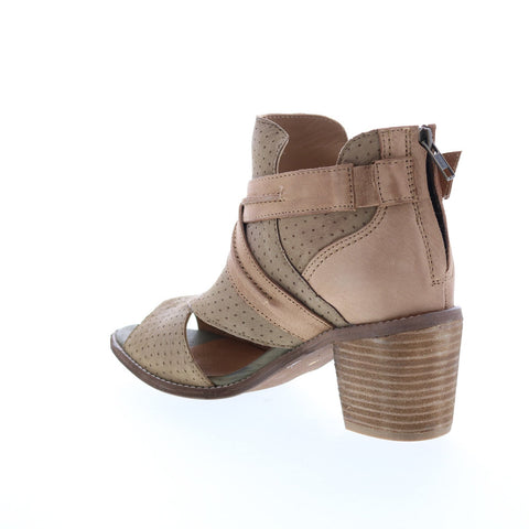 Roan Natalie F850048 Womens Brown Suede Hook & Loop Casual Dress Boots