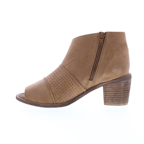 Roan Katherine F850049 Womens Brown Leather Lace Up Ankle & Booties Boots