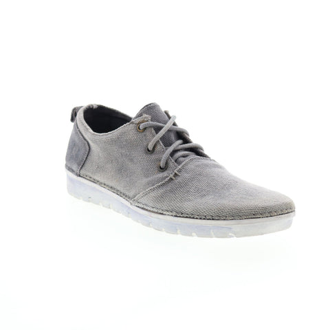 Roan Scott F850303 Mens Gray Canvas Lace Up Lifestyle Sneakers Shoes