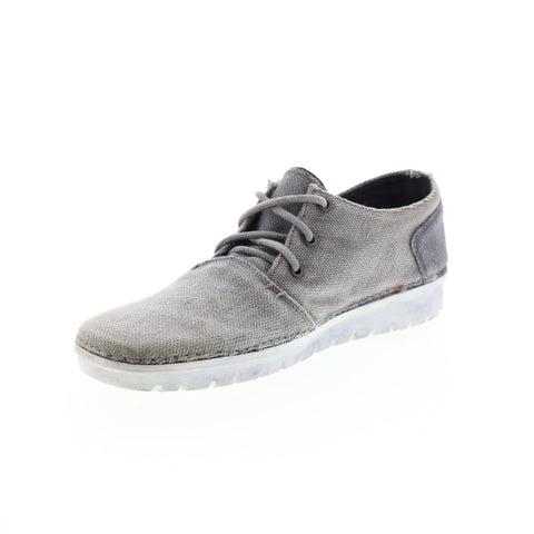 Roan Scott F850303 Mens Gray Canvas Lace Up Lifestyle Sneakers Shoes