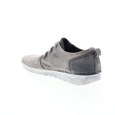 Roan Scott F850303 Mens Gray Canvas Lace Up Lifestyle Sneakers Shoes
