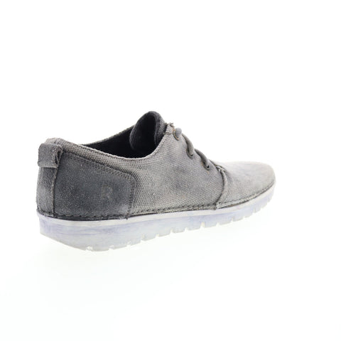 Roan Scott F850303 Mens Gray Canvas Lace Up Lifestyle Sneakers Shoes