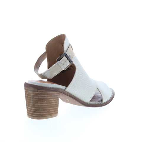 Roan Christine F853009 Womens Gray Suede Hook & Loop Strap Heels Shoes