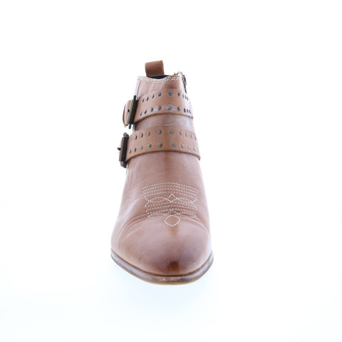 Roan by Bed Stu Ville F858025 Womens Brown Leather Ankle & Booties Boots