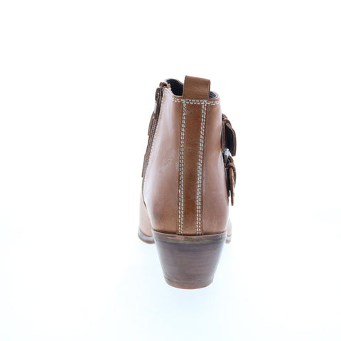 Roan by Bed Stu Ville F858025 Womens Brown Leather Ankle & Booties Boots