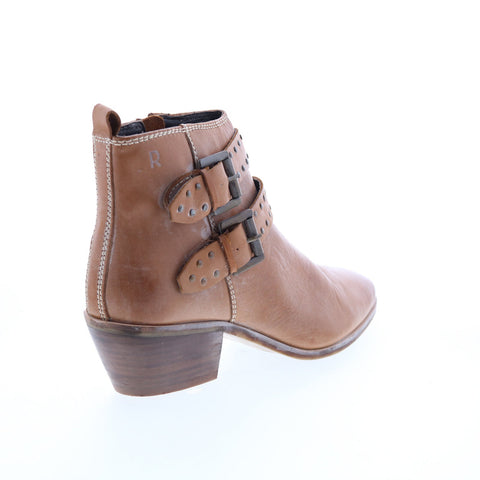 Roan by Bed Stu Ville F858025 Womens Brown Leather Ankle & Booties Boots