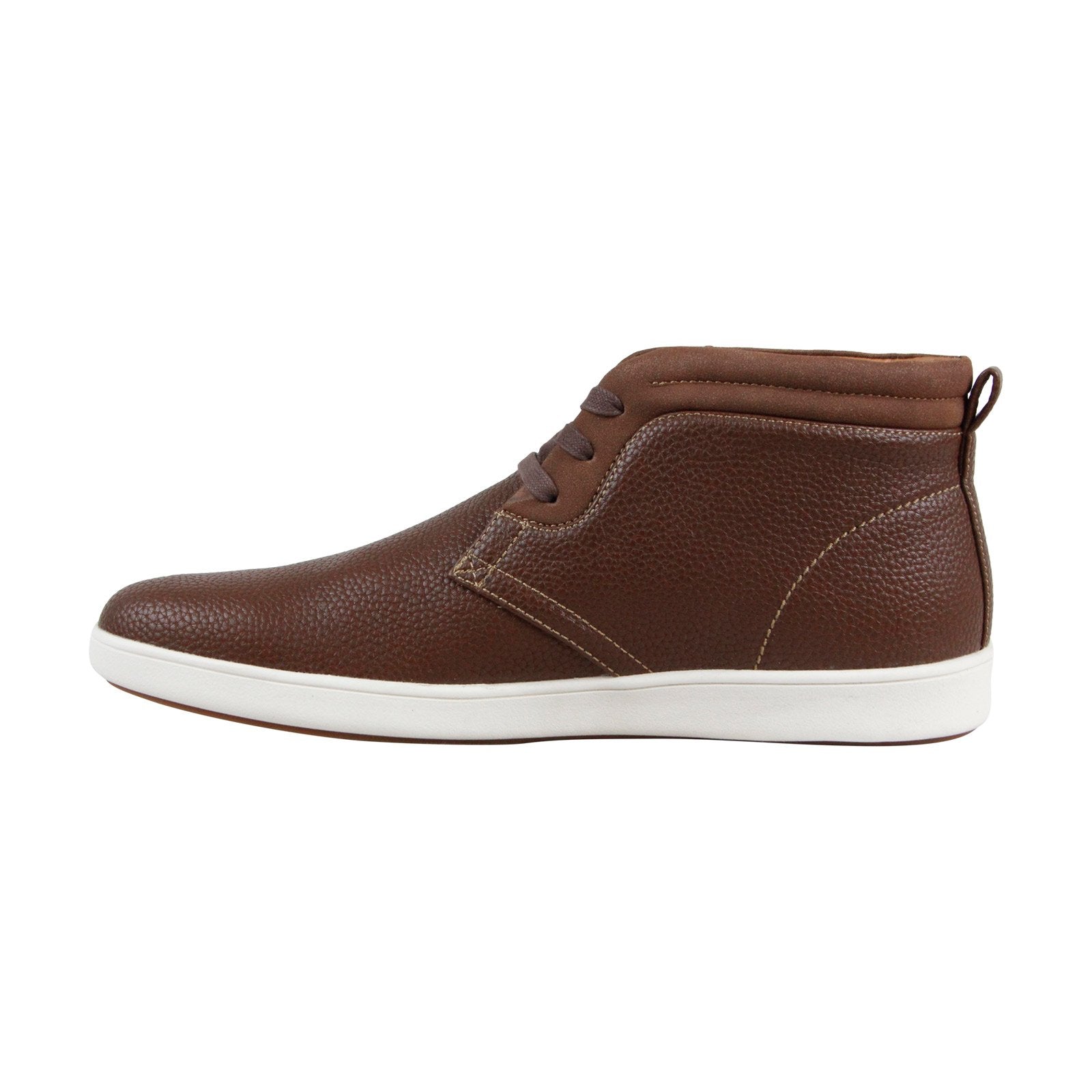 Steve Madden Fenway Mens Brown Leather Lace Up Lifestyle 
