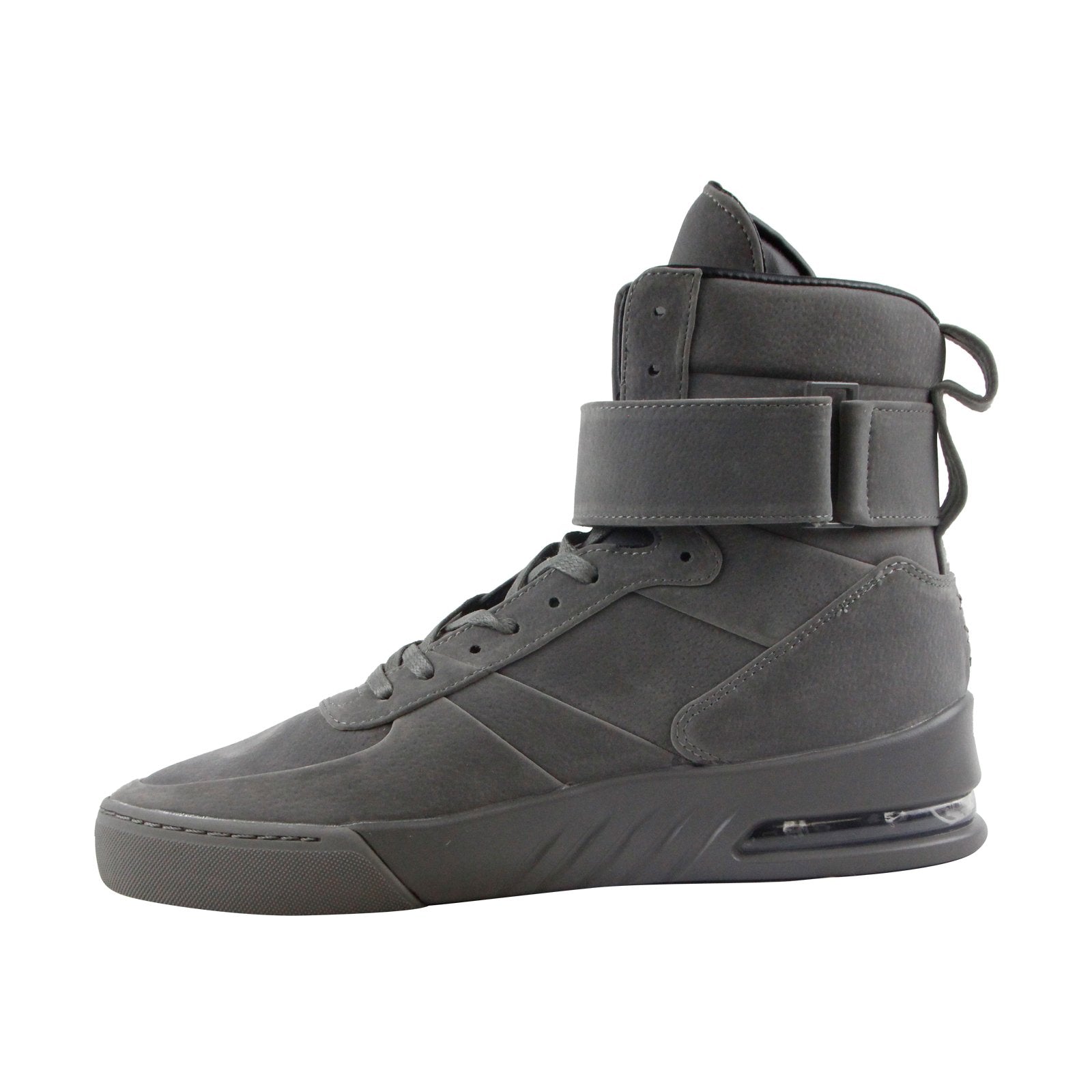 Radii Apex FM1098 Mens Gray Suede Lace Up Lifestyle Sneakers  display picture 3