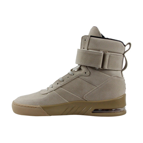 Radii Apex FM1098 Mens Beige Tan Leather Casual Lace Up High Top Sneakers Shoes