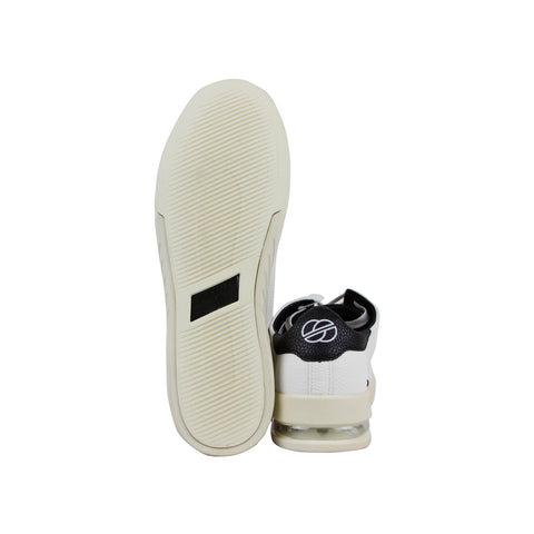 Radii Square FM1100 Mens White Leather Low Top Lace Up Lifestyle Sneakers Shoes