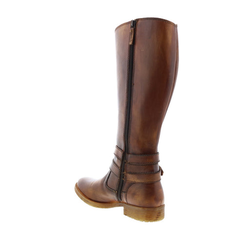Roan by Bed Stu Gayla FR85814 Womens Brown Leather Zipper Knee High Boots