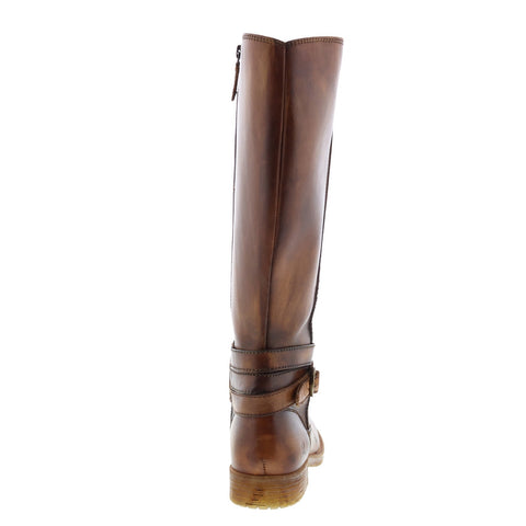 Roan by Bed Stu Gayla FR85814 Womens Brown Leather Zipper Knee High Boots