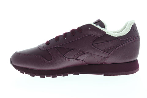 Reebok Classic Leather FU7776 Womens Burgundy Lifestyle Sneakers Shoes
