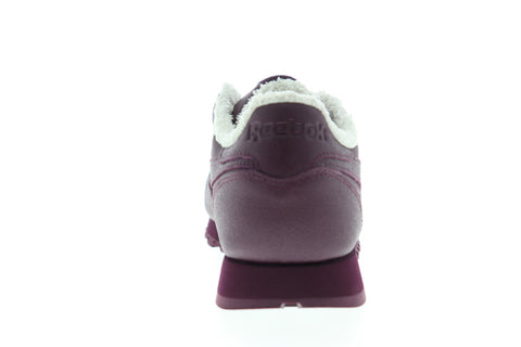 Reebok Classic Leather FU7776 Womens Burgundy Lifestyle Sneakers Shoes
