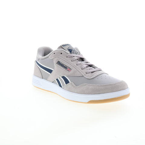 Reebok Club Memt FV5117 Mens Gray Leather Lace Up Lifestyle Sneakers Shoes