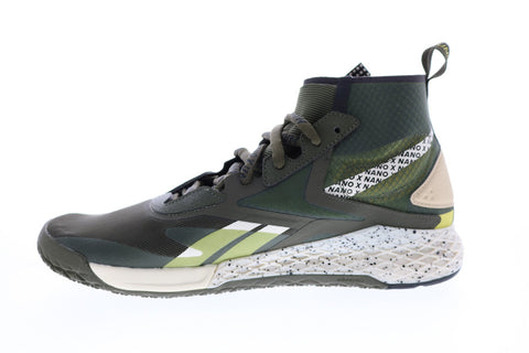 Reebok Nano X Unknown FV6768 Mens Green Synthetic Athletic Cross Training Shoes