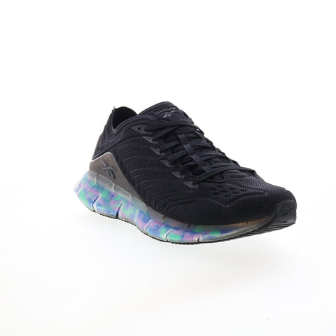 Reebok Zig Kinetica FW5286 Mens Black Canvas Athletic Running Shoes