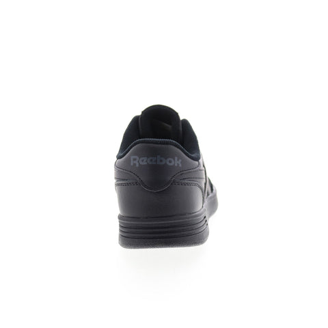 Reebok Club Memt FW8205 Mens Black Leather Lace Up Lifestyle Sneakers Shoes