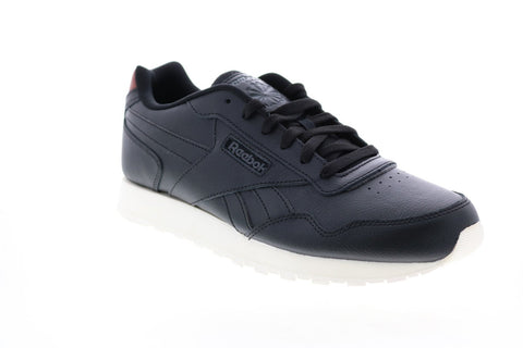 Reebok Classic Harman Run FX9131 Mens Black Leather Lifestyle Sneakers Shoes