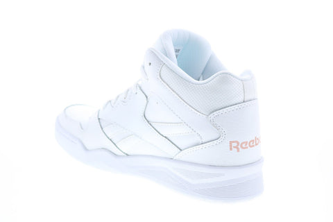 Reebok Royal BB4500 HI 2 Womens White Basketball Inspired Sneakers Shoes 