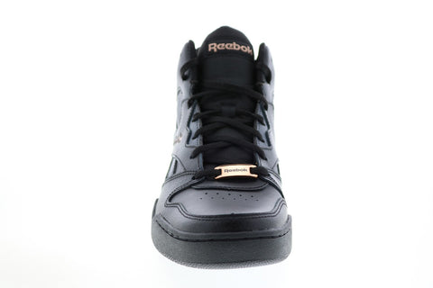 Reebok Royal BB4500 HI2 FX2366 Womens Black Leather Basketball Inspired Sneakers Shoes