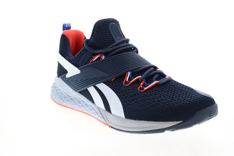 Reebok Nano X Froning FX3230 Mens Blue Mesh Athletic Cross Training Shoes