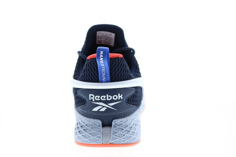 Reebok Nano X Froning FX3230 Mens Blue Mesh Athletic Cross Training Shoes