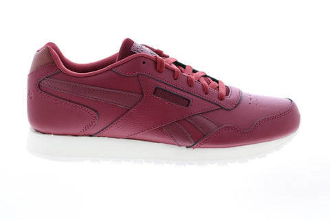 Reebok Classic Harman Run FX9129 Mens Red Leather Lifestyle Sneakers Shoes