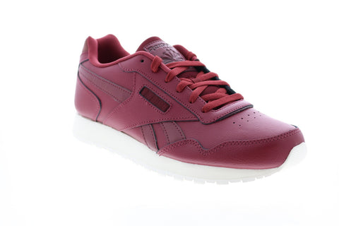 Reebok Classic Harman Run FX9129 Mens Red Leather Lifestyle Sneakers Shoes