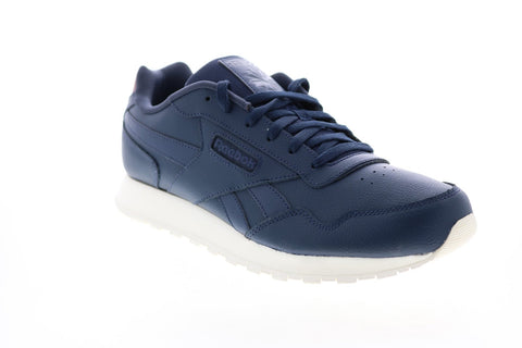 Reebok Classic Harman Run FX9130 Mens Blue Leather Lifestyle Sneakers Shoes