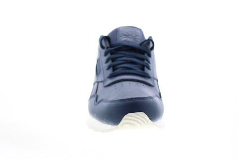 Reebok Classic Harman Run FX9130 Mens Blue Leather Lifestyle Sneakers Shoes