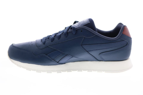 Reebok Classic Harman Run FX9130 Mens Blue Leather Lifestyle Sneakers Shoes