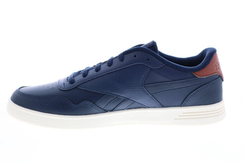 Reebok Club Memt FX9138 Mens Blue Leather Lifestyle Sneakers Shoes