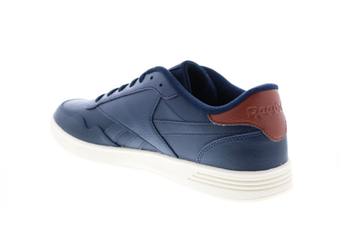 Reebok Club Memt FX9138 Mens Blue Leather Lifestyle Sneakers Shoes
