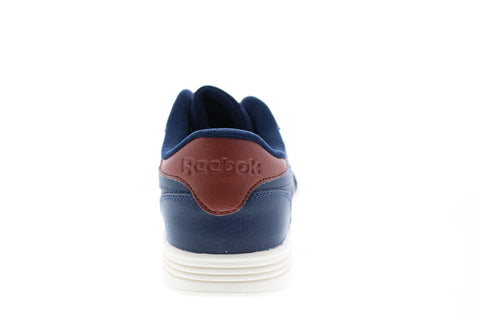 Reebok Club Memt FX9138 Mens Blue Leather Lifestyle Sneakers Shoes