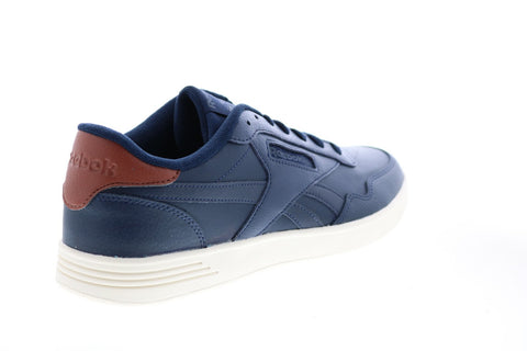 Reebok Club Memt FX9138 Mens Blue Leather Lifestyle Sneakers Shoes