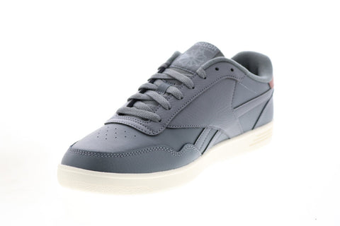 Reebok Club Memt FX9140 Mens Gray Leather Lifestyle Sneakers Shoes