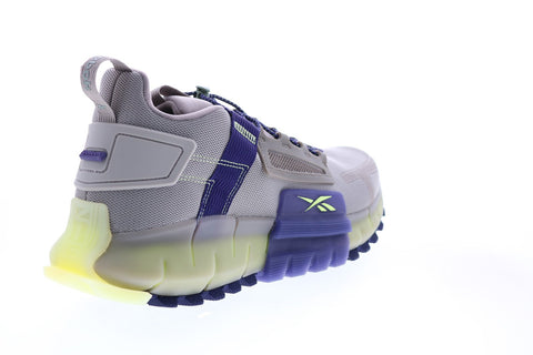 Reebok Zig Kinetica Edge FX9663 Mens Gray Canvas Athletic Running Shoes 