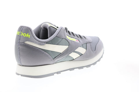Reebok Classic Leather FY7550 Mens Gray Leather Lifestyle Sneakers Shoes 